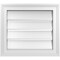 Ekena Millwork Vertical Surface Mount PVC Gable Vent: Functional, w/ 2"W x 1-1/2"P Brickmould Frame, 18"W x 16"H GVPVE18X1602SF - alternate 1